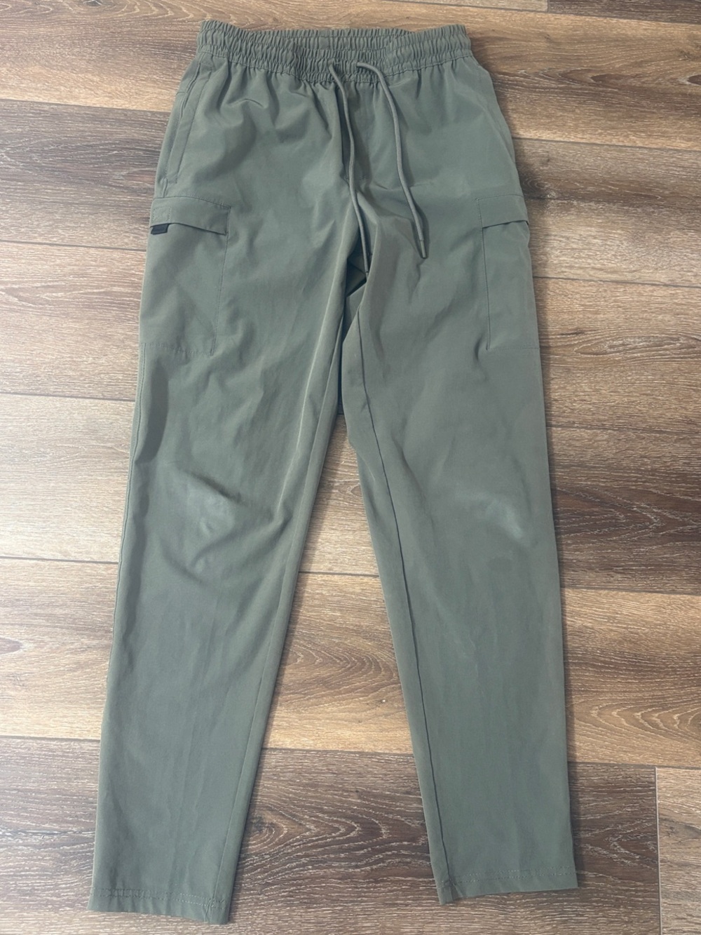 Olive Cargo Jogger Pants